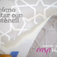 Tutorial - Cómo pintar con esténcil (stencil)