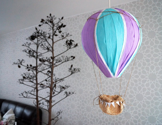 DIY hot air balloon // Globo aerostático // casahaus.net