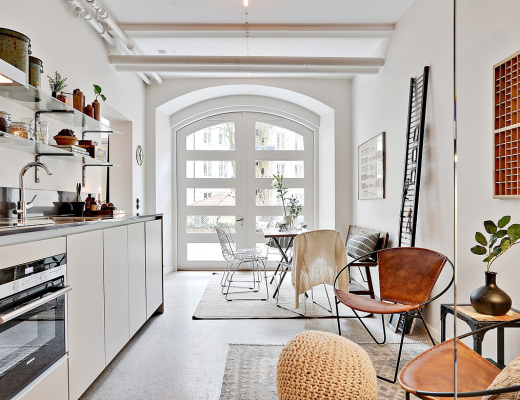 Tiny apartment / Un apartamento chiquito y acogedor // casahaus.net