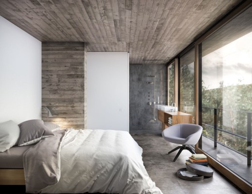 Sophisticated, minimal bedroom // Recámara sofisticada y minimalista // casahaus.net