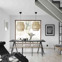 Apartamento nórdico en blanco y negro