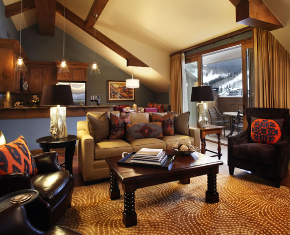 Model Living Room - Residence Club
