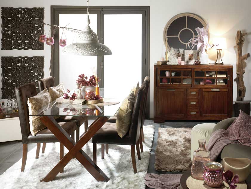 comedor con lampara | Casa Haus
