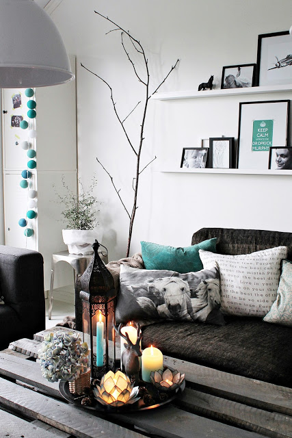 Sala menta y gris | Casa Haus