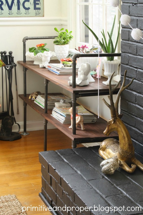 Mueble industrial de tubería / DIY pipe built-in / Casa Haus