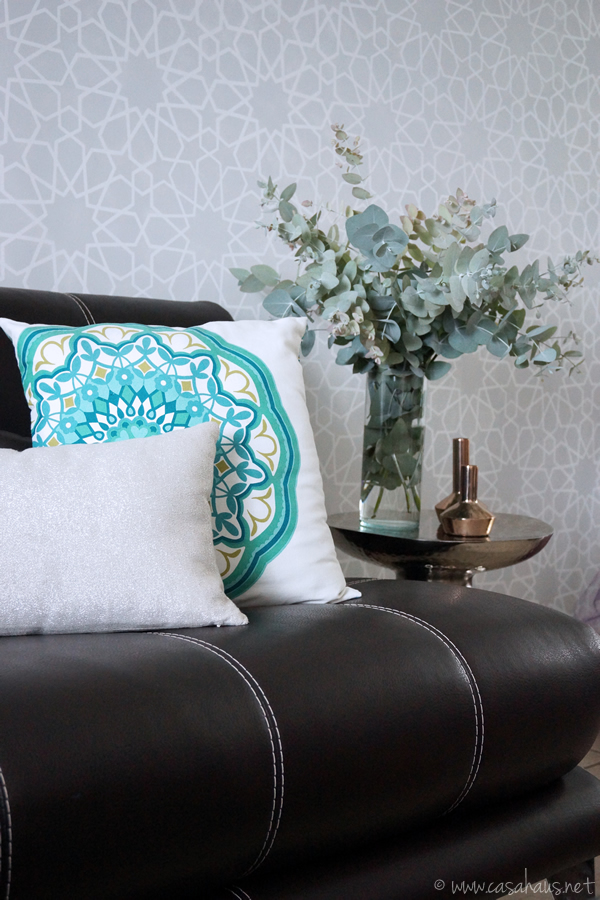 Our Moroccan inspired living room // Nuestra sala de inspiración marroquí // Casa Haus