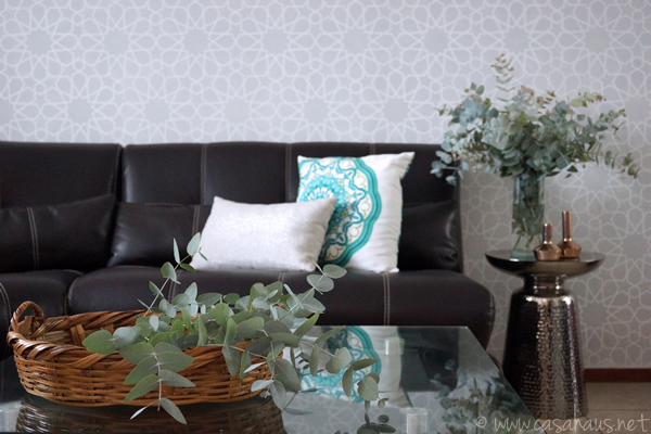 Our Moroccan inspired living room // Nuestra sala de inspiración marroquí // Casa Haus