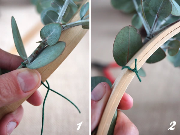 DIY eucalyptus wreath // Cómo hacer una corona de eucalipto // Casa Haus