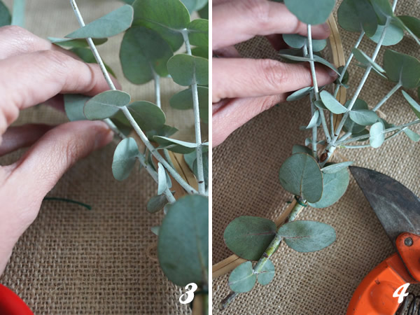 DIY eucalyptus wreath // Cómo hacer una corona de eucalipto // Casa Haus
