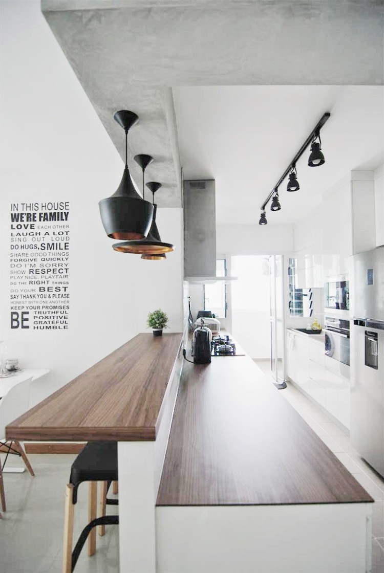 Tiny, nordic style kitchen / Mini cocina estilo nórdico // casahaus.net