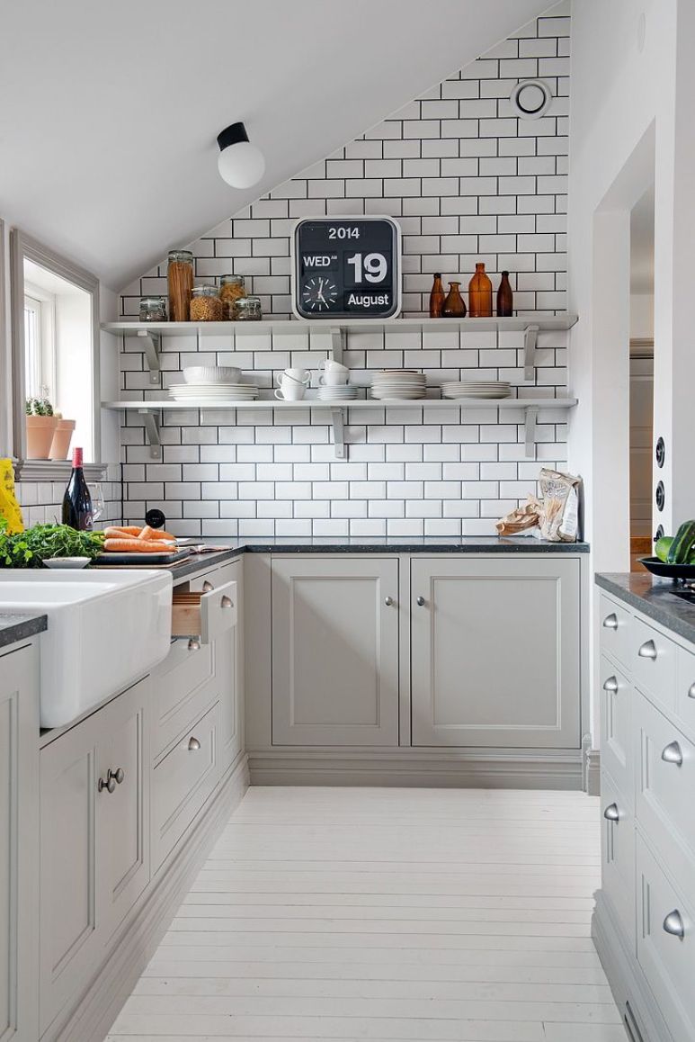 13 tiny but lovely kitchens / 13 cocinas chiquitas pero picosas :) Casa Haus Deco