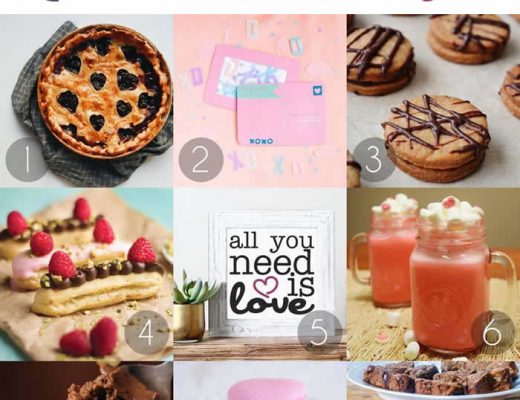Collage con 9 ideas de regalos para San Valentín