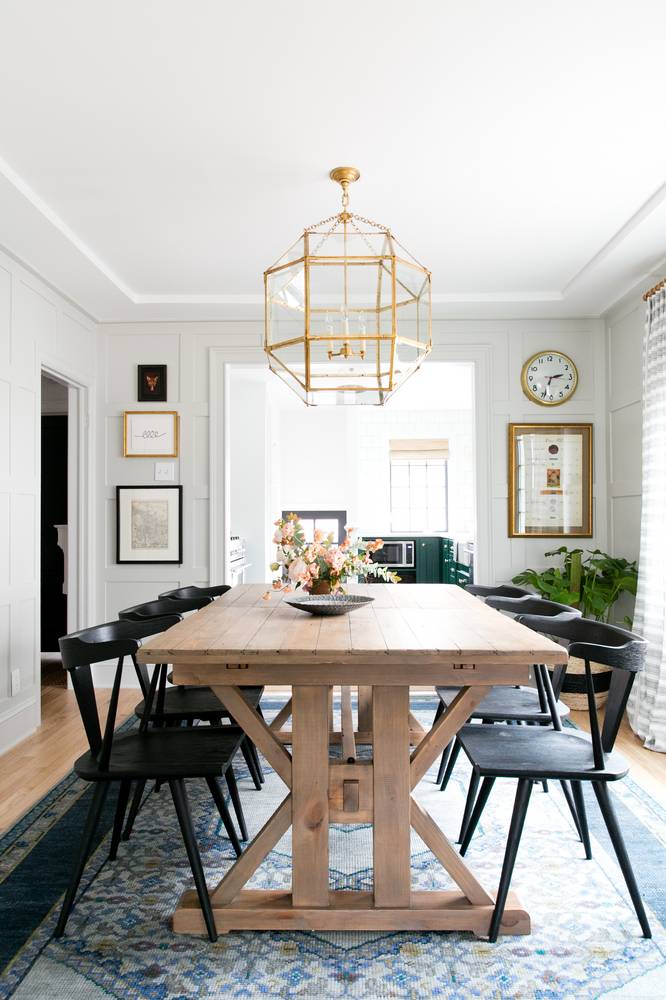 Rustic, modern, eclectic dining room / Comedor rústico, moderno y ecléctico