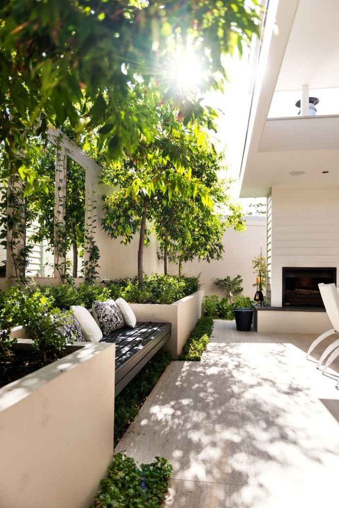Gorgeous and modern side garden / Hermoso jardín lateral contemporáneo
