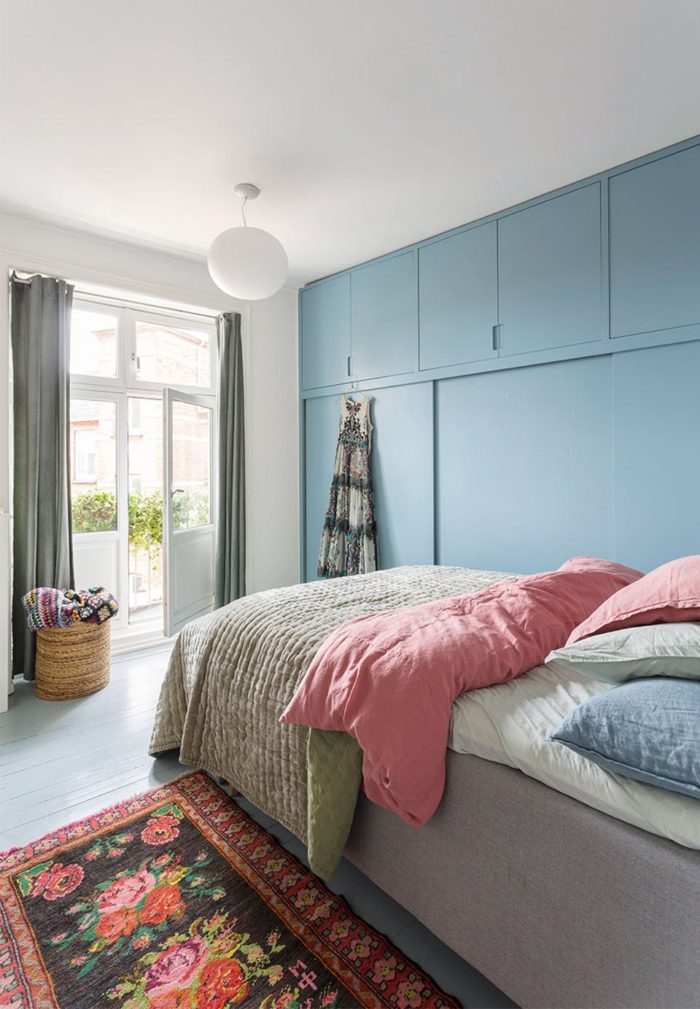 A house in light blue / Casa decorada en azul celeste / Casa Haus Deco