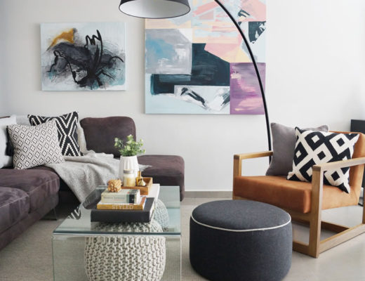 Scandi inspired living room makeover / Transformación sala estilo Scandi - Casa Haus Deco
