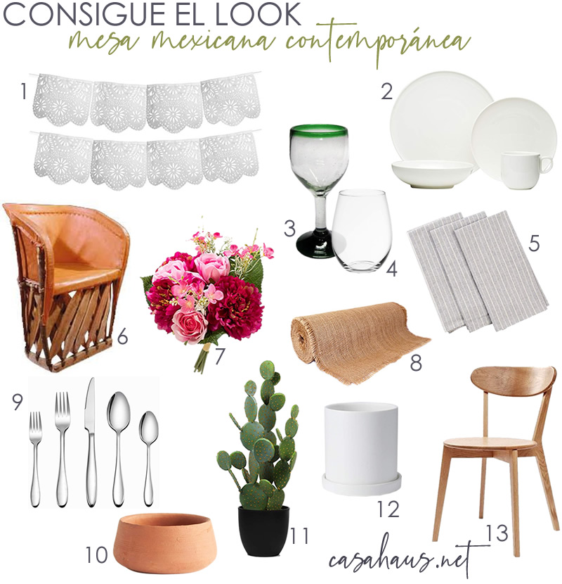 Consigue el look: Mesa Mexicana Contemporánea
