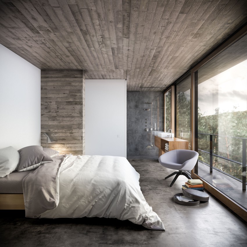 Sophisticated, minimal bedroom // Recámara sofisticada y minimalista // casahaus.net