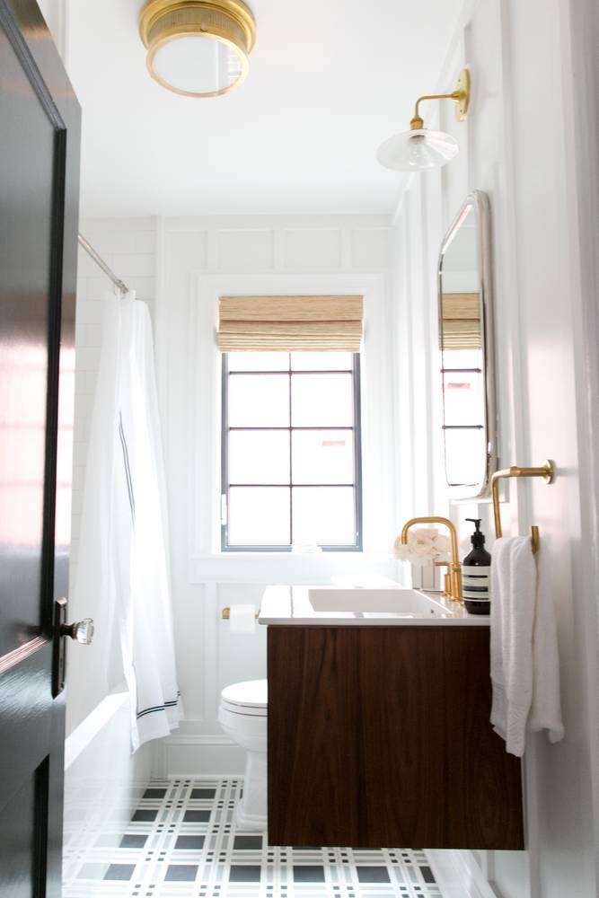 Rustic, modern bathroom / Baño rústico moderno