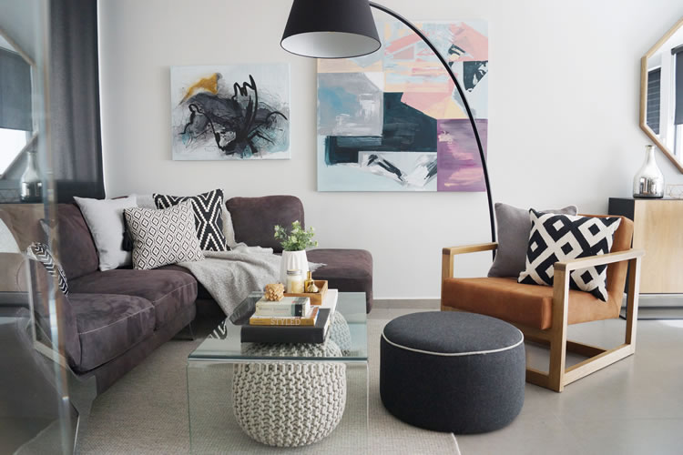 Scandi inspired living room makeover / Transformación sala estilo Scandi - Casa Haus Deco